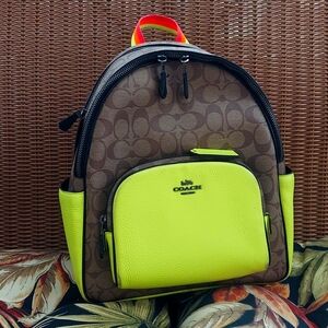 Coach medium backpack purse